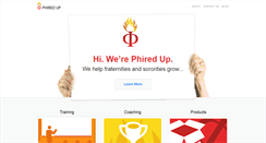 Desktop Screenshot of phiredup.com
